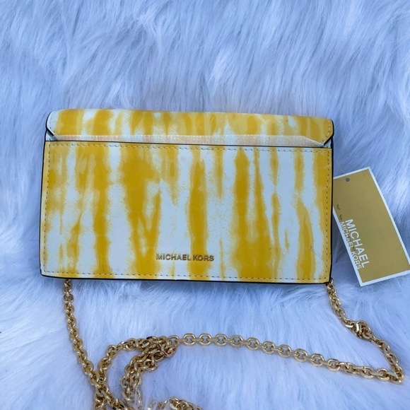 Michael Kors Grace Envelope Clutch Crossbody Butte - Picture 3 of 6